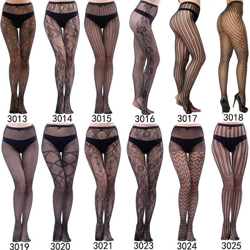 DOIAESKV Plus Size Women Bodystocking Sexy Lingerie Tights ATHLEXES