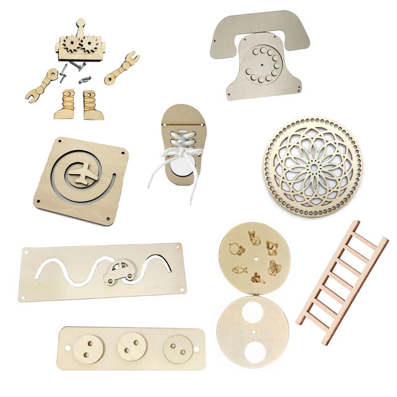 DIY Montessori Busy Board Accessories ATHLEXES