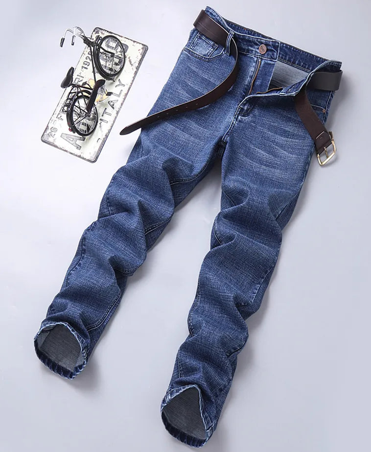 Blue Comfort Stretch Jeans for Men ATHLEXES