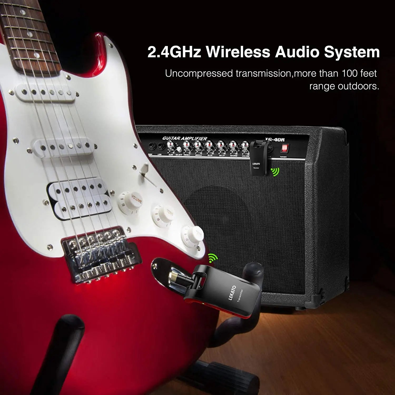 LEKATO WS-60 Wireless Guitar System ATHLEXES