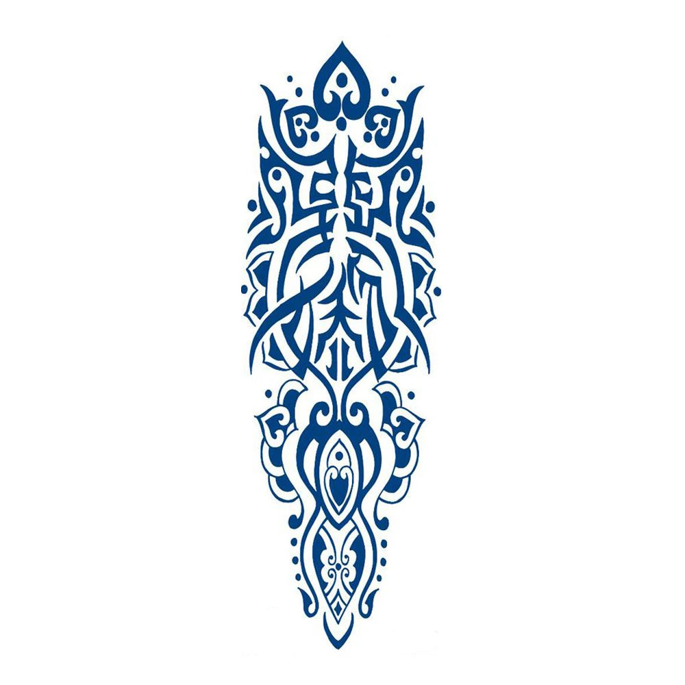 Blue Totem Waterproof Full Arm Tattoo Sleeve ATHLEXES