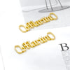 Custom Stainless Steel Nameplate Shoe Buckles for Best Friends ATHLEXES