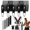 Premium Resistance Bands Set with Door Anchor & Straps ATHLEXES