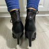 Hollow Mesh Peep Toe Stilettos: Summer High Heel Fashion ATHLEXES