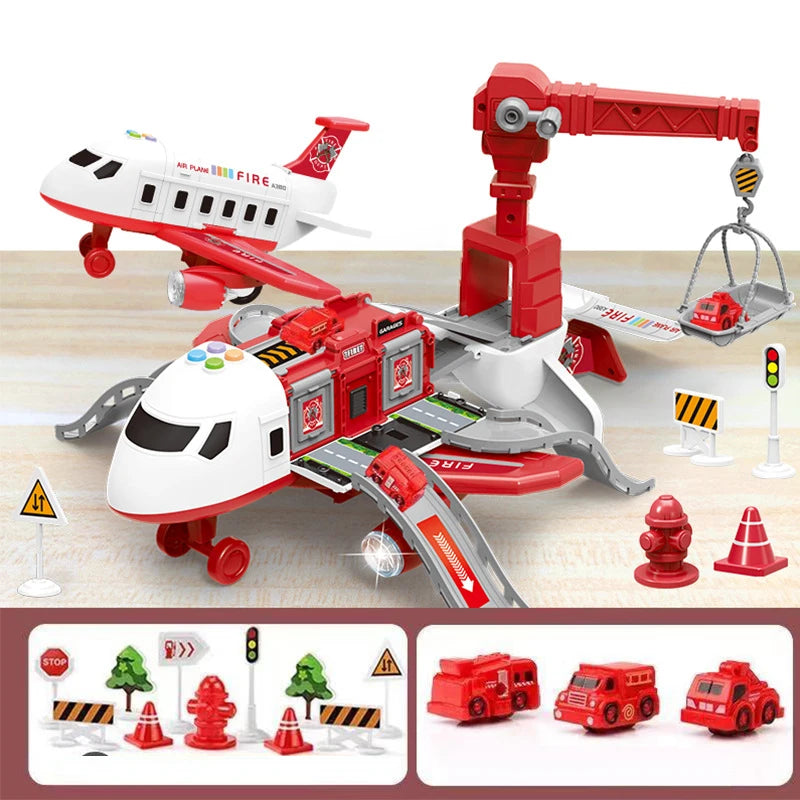 InertiaPlay Music Passenger Plane Toy for Kids ATHLEXES