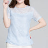 Elegant Lace Chiffon Blouse for Women ATHLEXES