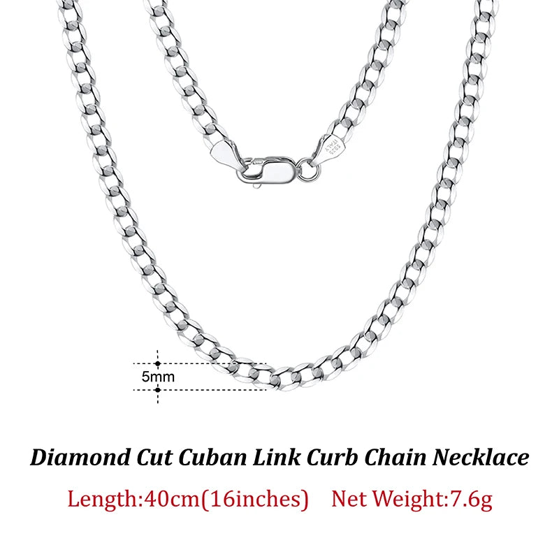 Rinntin 18K Gold Cuban Link Chain Necklace ATHLEXES