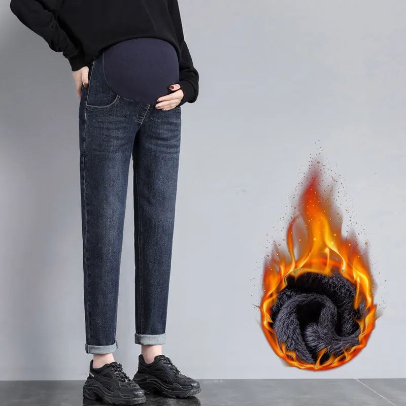 VelvetPlus Maternity Jeans for Comfort & Style ATHLEXES