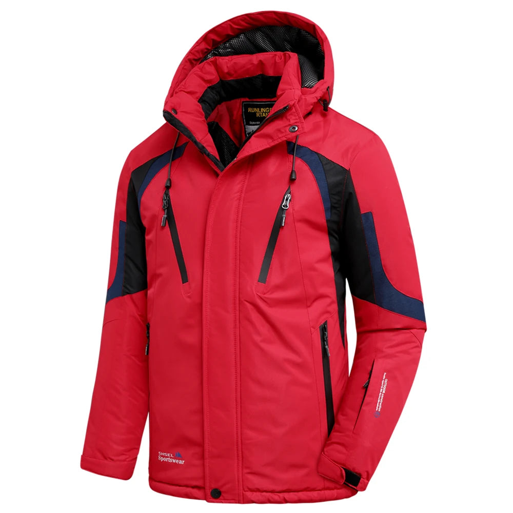 WinterShield Waterproof Fleece Parka for Men ATHLEXES