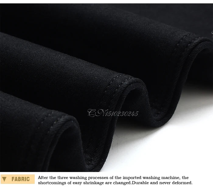 SleekFit Men's Black Slim Jeans ATHLEXES