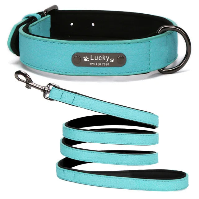 Custom Luxury Personalized Leather Dog Collar ATHLEXES