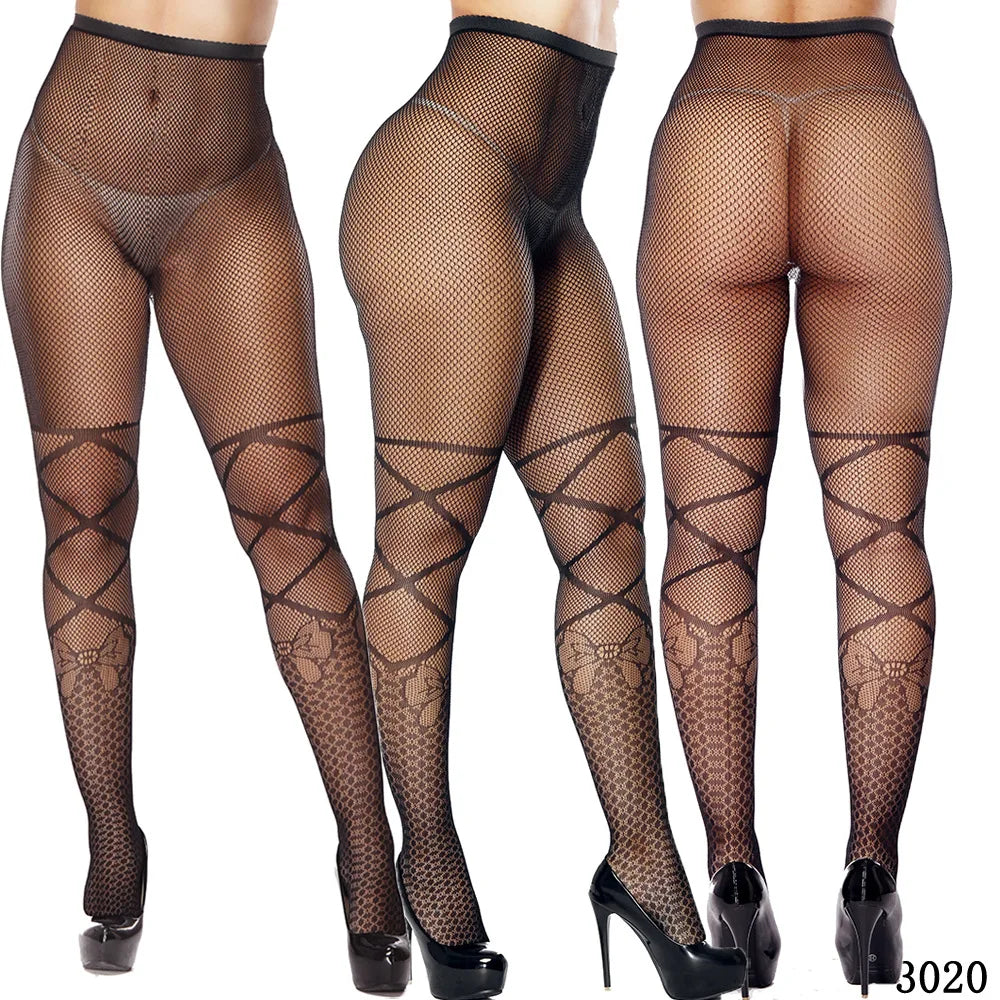 DOIAESKV Plus Size Women Bodystocking Sexy Lingerie Tights ATHLEXES