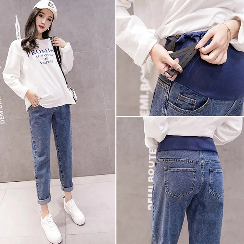 Maternity Chic High Waist Boyfriend Jeans ATHLEXES
