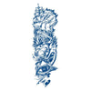 Blue Totem Waterproof Full Arm Tattoo Sleeve ATHLEXES