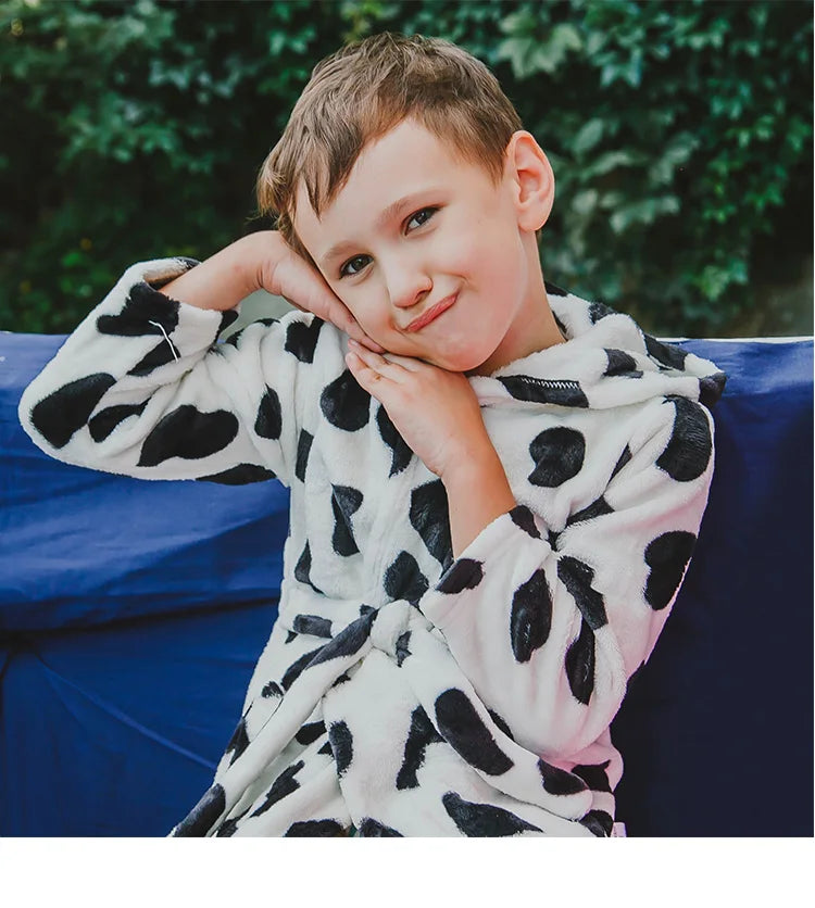 CozyKids Flannel Robe ATHLEXES