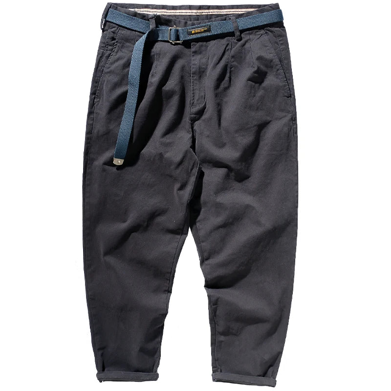 K2171 2024 Japanese Retro Loose Casual Pencil Pants for Men ATHLEXES