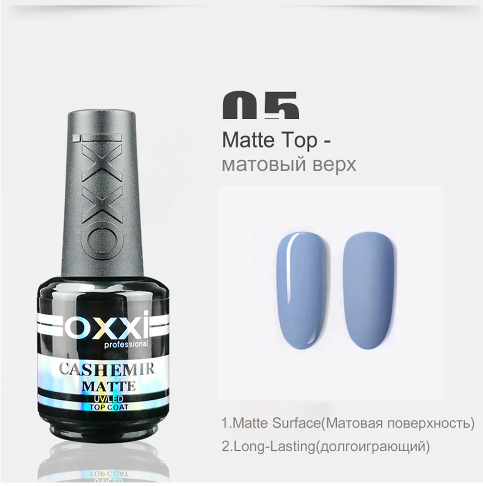 OXXI No Wipe Gel Polish Base and Top Coat Kit ATHLEXES