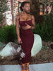 Chic Summer Backless Bodycon Dress ATHLEXES