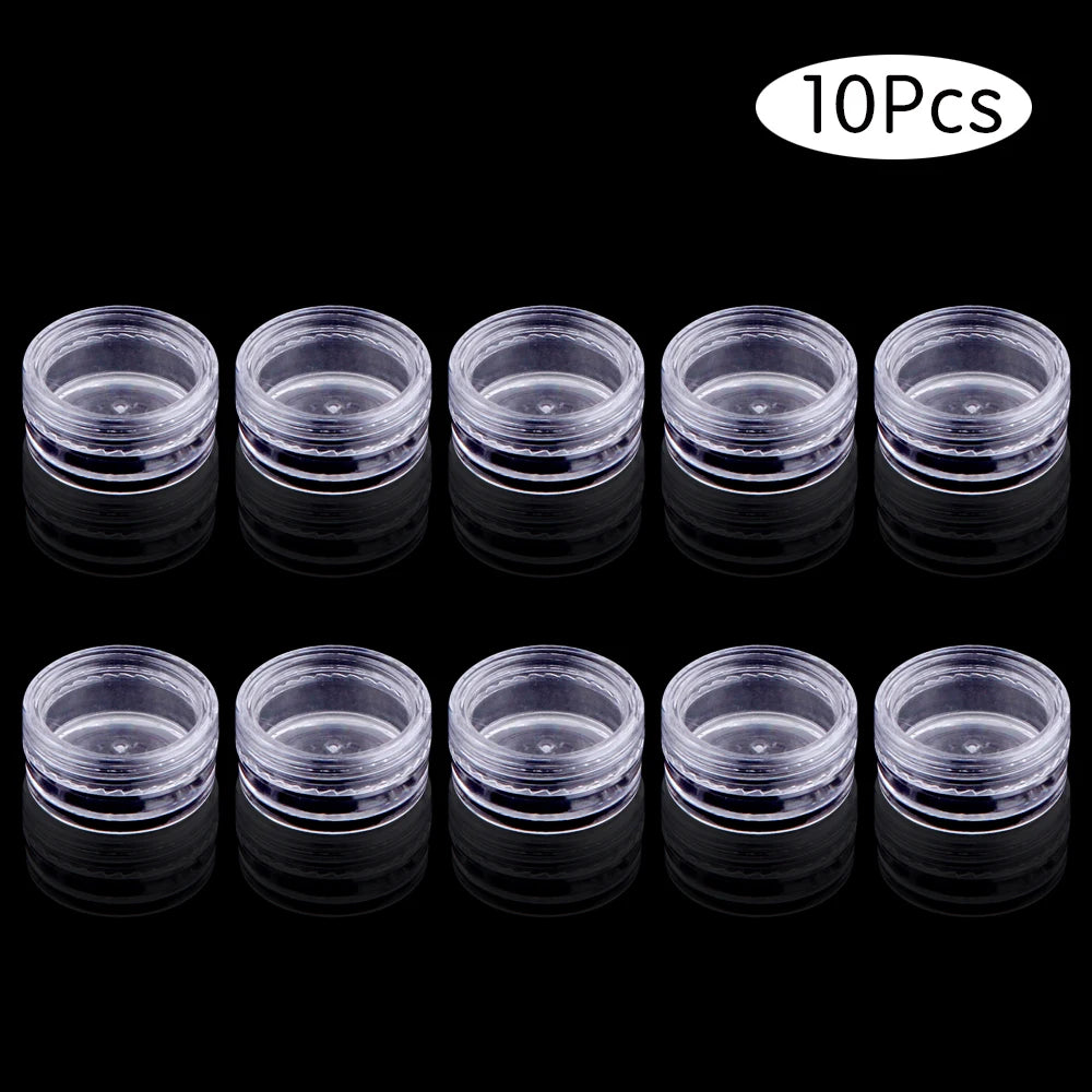 Premium Acrylic Makeup Storage Jars Set ATHLEXES