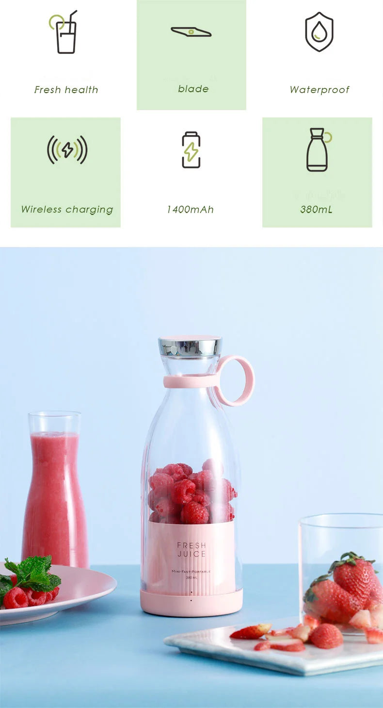 Zoeydam Mini Electric Juice Blender ATHLEXES