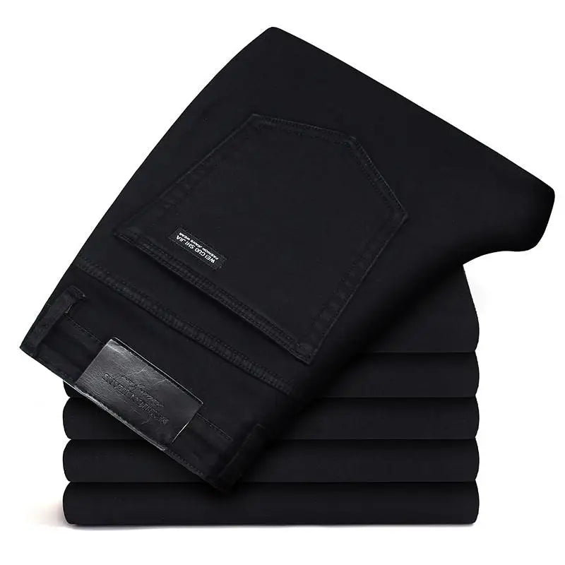 SleekFit Men's Black Slim Jeans ATHLEXES