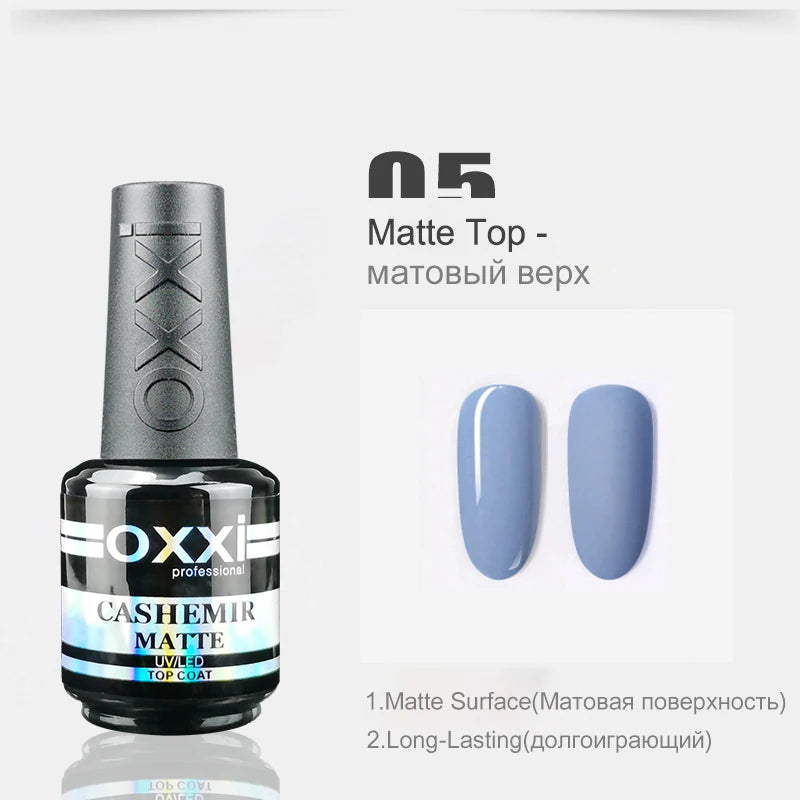 OXXI No Wipe Gel Polish Base and Top Coat Kit ATHLEXES