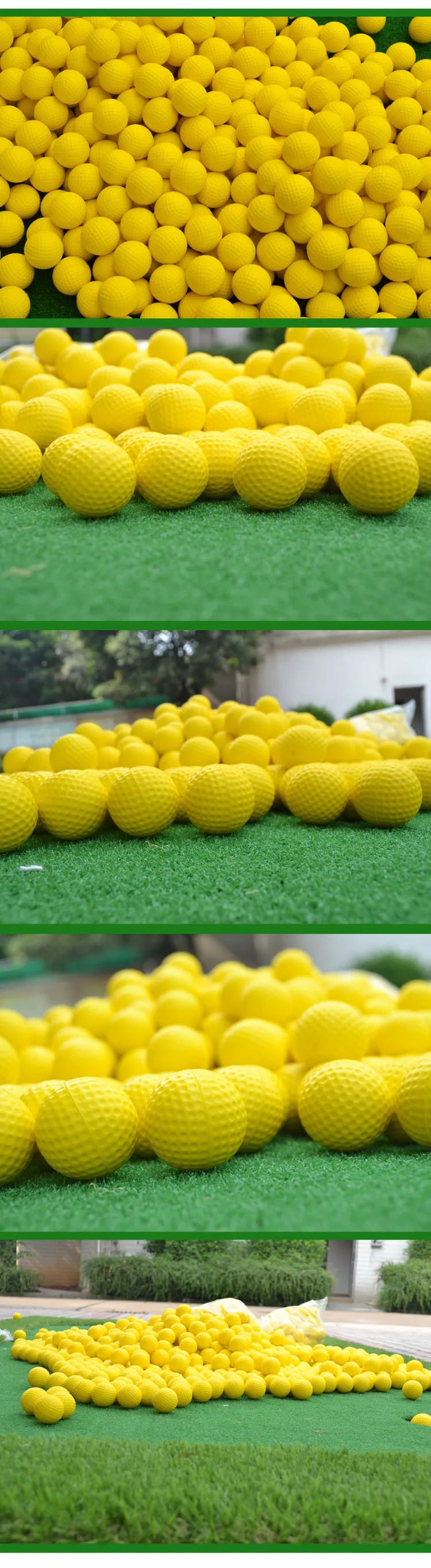 SoftFoam Yellow Golf Practice Balls Set ATHLEXES