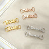 Custom Stainless Steel Name Buckles for Stylish Sneaker Charms ATHLEXES