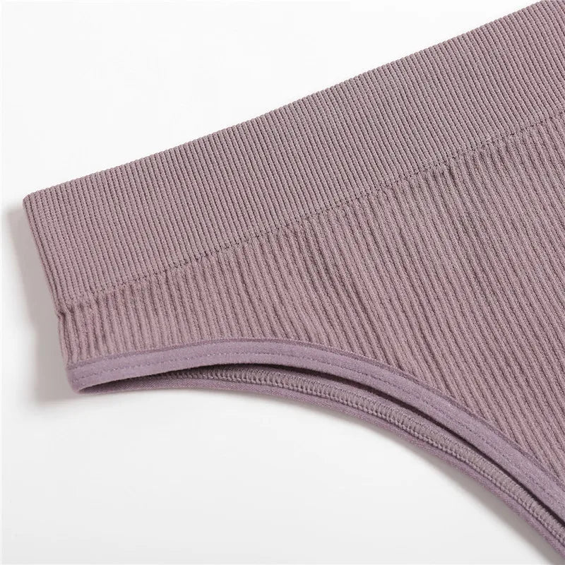 3PCS/Set Women's Cotton High Waisted Thongs S-XL Comfort ATHLEXES