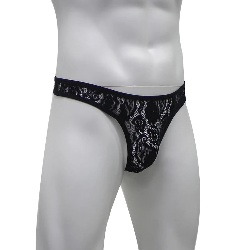 CLEVER-MENMODE Lace T-Back Thong Underwear ATHLEXES