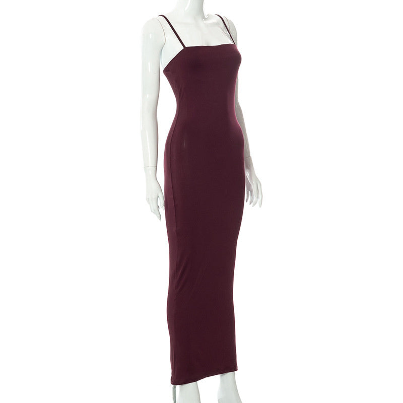 Chic Summer Backless Bodycon Dress ATHLEXES