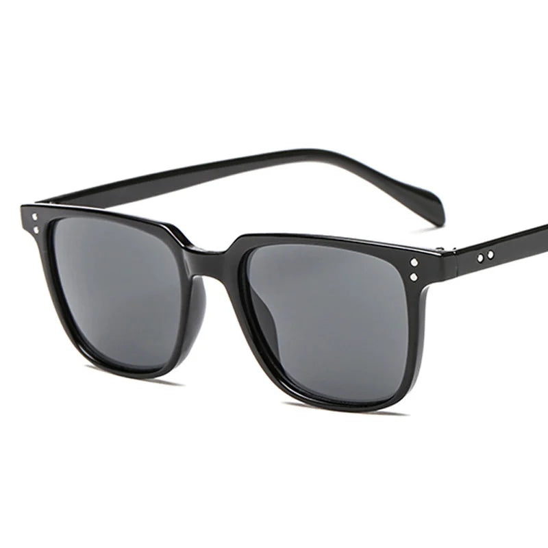 Retro Black Square Sunglasses for Men ATHLEXES