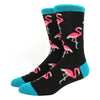 2024 Hiphop Funny Animal Dress Socks for Men - Flamingo & Penguin ATHLEXES