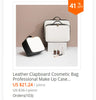 ChicTravel PU Leather Makeup Organizer ATHLEXES