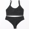 Women Seamless Bras Panties Set Sports Crop Top Briefs ATHLEXES