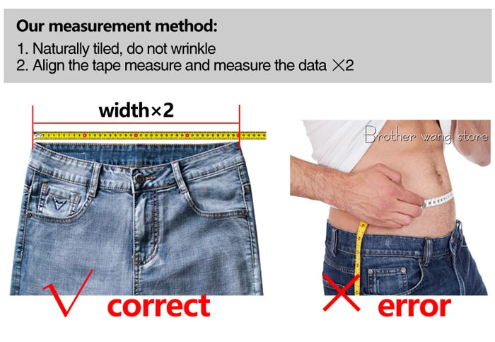 Classic Fit Stretch Denim Trousers for Men ATHLEXES