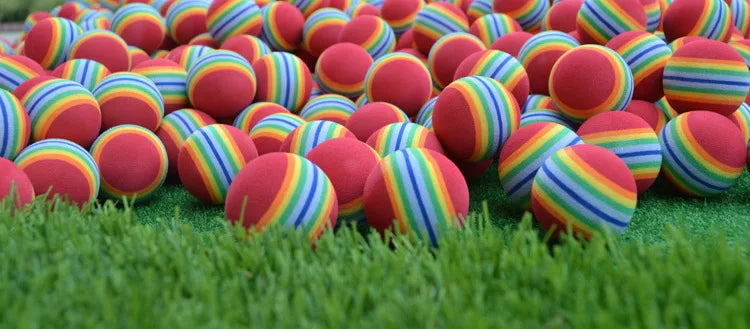 Rainbow Foam Golf Practice Balls Set ATHLEXES