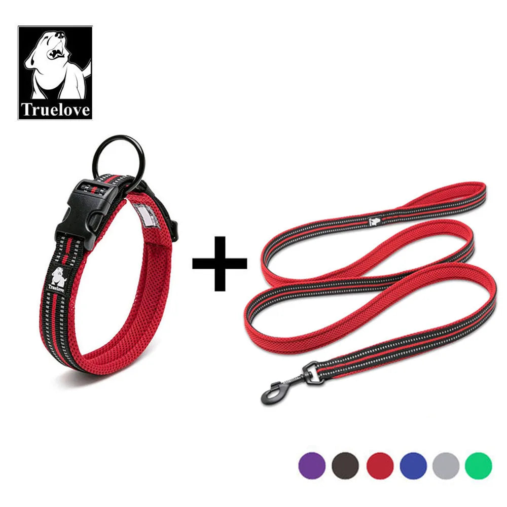 Truelove Mesh Nylon Dog Collar And Leash Set ATHLEXES