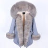 Sophisticated Real Fur Hooded Outerwear ATHLEXES