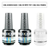 OXXI No Wipe Gel Polish Base and Top Coat Kit ATHLEXES