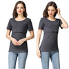 NurtureNest Stylish Nursing T-Shirt for Moms ATHLEXES