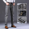 Classic Fit Stretch Denim Trousers for Men ATHLEXES