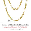 Rinntin 18K Gold Cuban Link Chain Necklace ATHLEXES