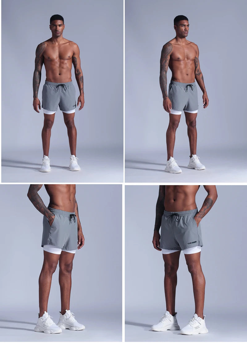 Ultimate 2 in 1 Quick Dry Running Shorts for Men ATHLEXES