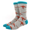2024 Hiphop Funny Animal Dress Socks for Men - Flamingo & Penguin ATHLEXES