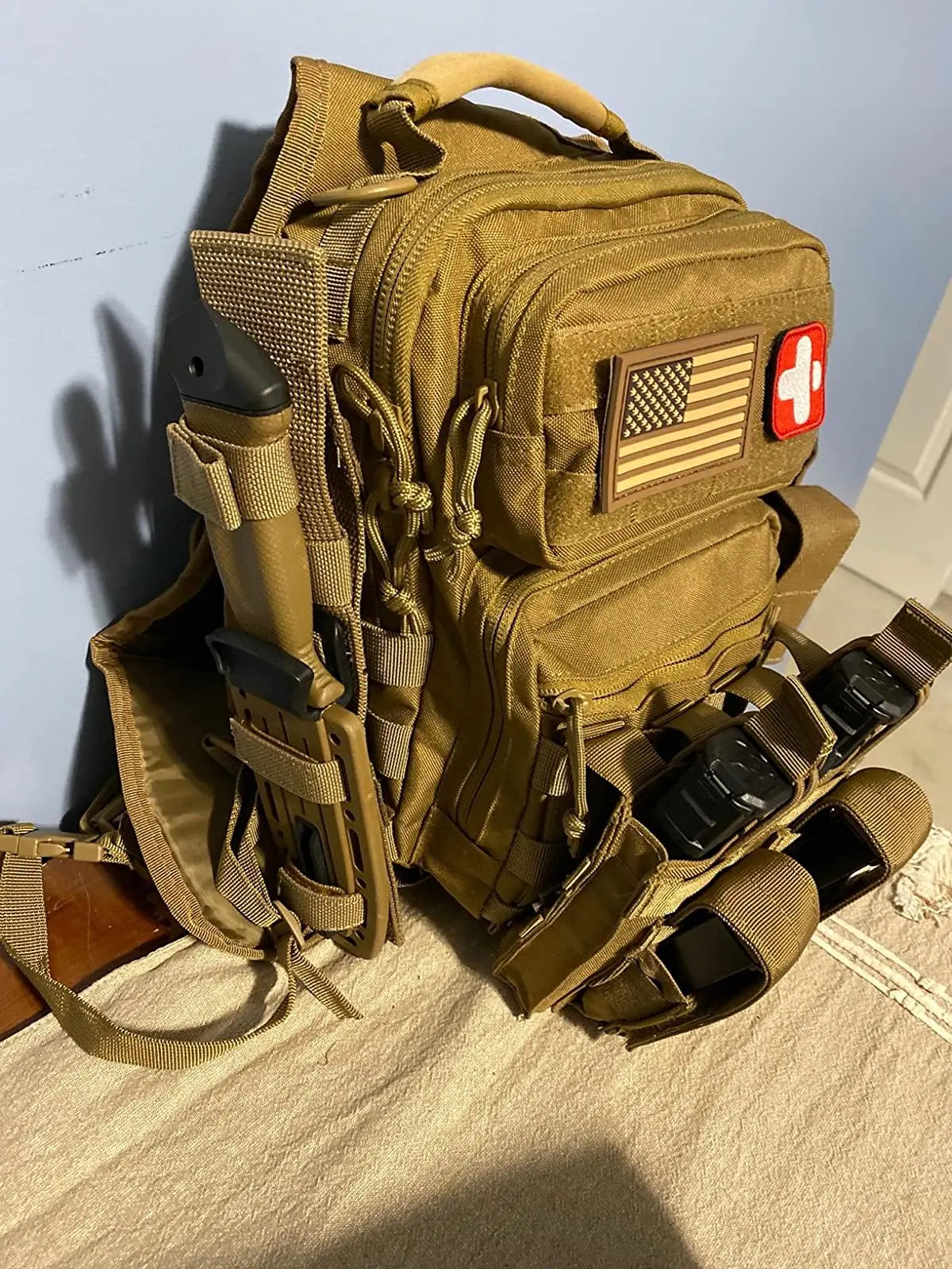 Outdoor Shoulder Bag Rover Sling Pack Small Nylon Backpack ATHLEXES