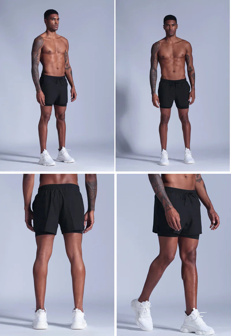 Ultimate 2 in 1 Quick Dry Running Shorts for Men ATHLEXES