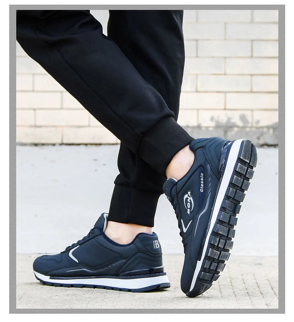BONA Nubuck Leather Casual Sneakers for Men ATHLEXES