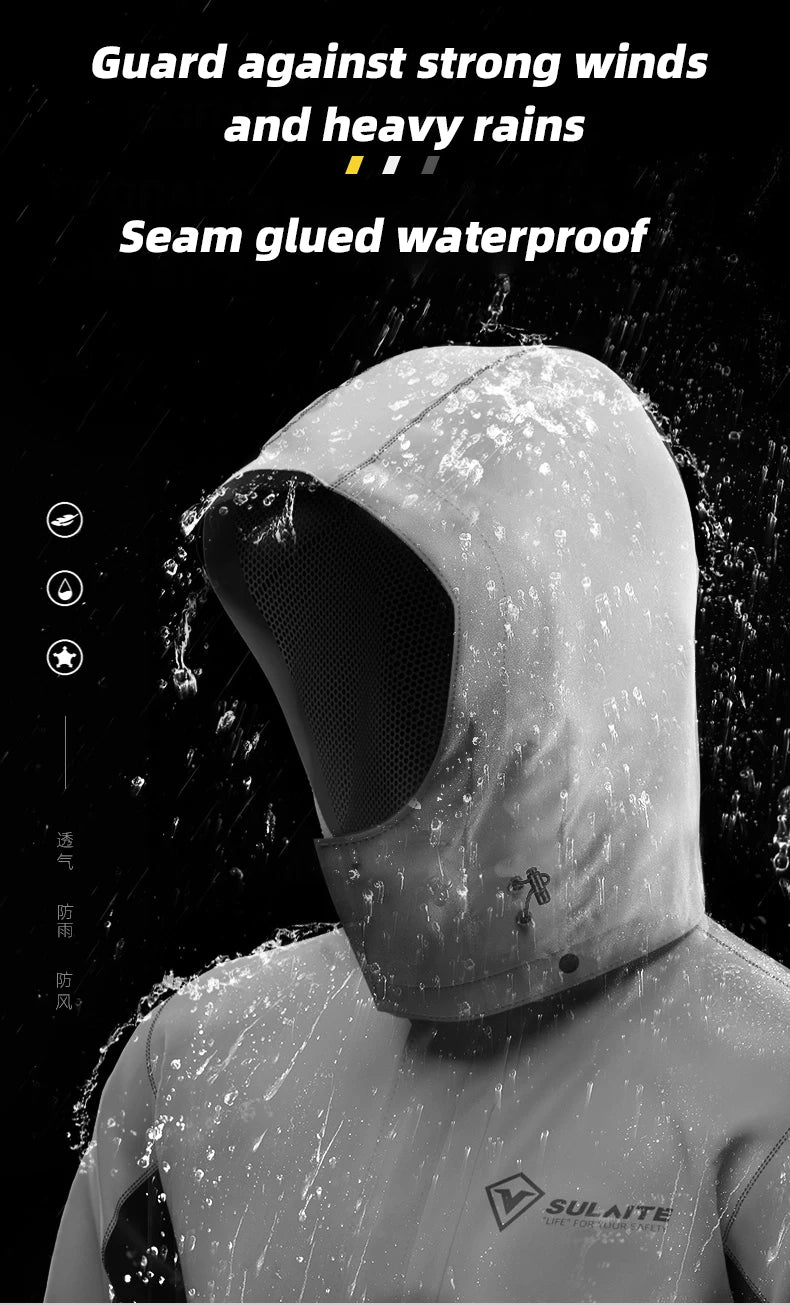 SULAITE Ultrathin Waterproof Rain Suit for All Weather ATHLEXES