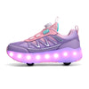 Adjustable LED Inline Roller Shoes for Kids ATHLEXES